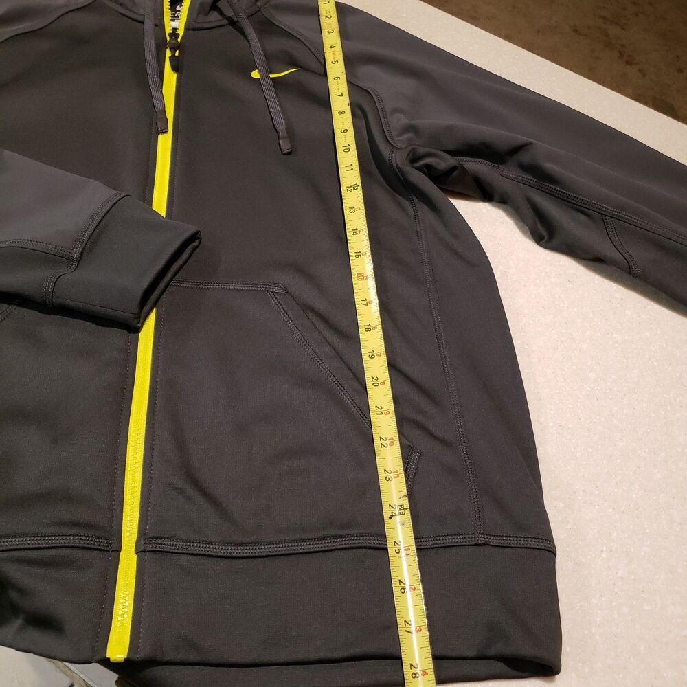 Nike Gray Track Jacket with Yellow Accents - Picture 9 of 9